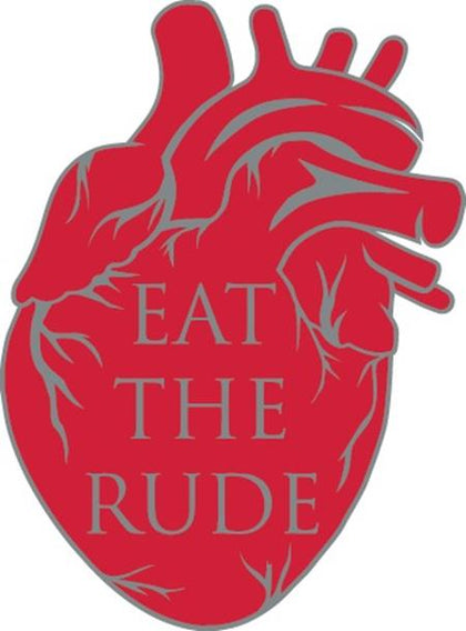 HANNIBAL EAT THE RUDE HEART ENAMEL PIN BADGE (PRE-ORDER: 10/14/2026)