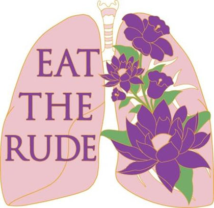 HANNIBAL EAT THE RUDE LUNGS ENAMEL PIN BADGE (PRE-ORDER: 10/14/2026)