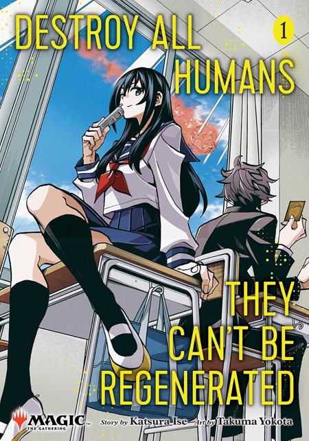 DESTROY ALL HUMANS THEY CANT BE REGENERATED A MAGIC THE GATHERING MANGA TP VOL 01 (PRE-ORDER: 10/21/2026)