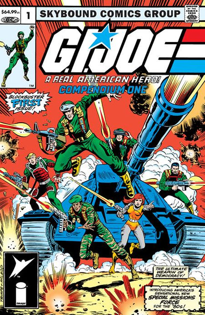 GI Joe A Real American Hero Compendium TP Book 01 Direct Market Exclusive Herb Trimpe & Bob Mcleod CVR (PRE-ORDER: 10/02/2024)