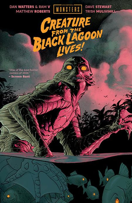 Universal Monsters Creature From The Black Lagoon Lives HC Book Market Matthew Roberts & Dave Stewart CVR (PRE-ORDER: 10/23/2024)