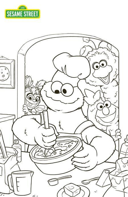 Sesame Street #3 (of 4) CVR C Alison Acton Coloring Book VAR (PRE-ORDER: 10/30/2024)