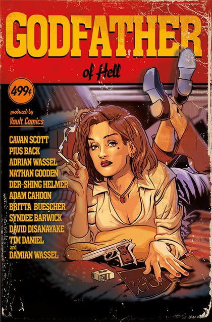 Godfather Of Hell #1 (of 4) CVR B Nathan Gooden Pulp Fiction Homage VAR (PRE-ORDER: 10/16/2024)