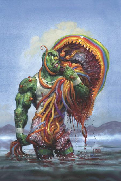 TOXIC AVENGER COMICS #4 CVR C FRED HARPER WITH EXCLUSIVE TRADING CARD BY TBA VAR (PRE-ORDER: 10/22/2025)