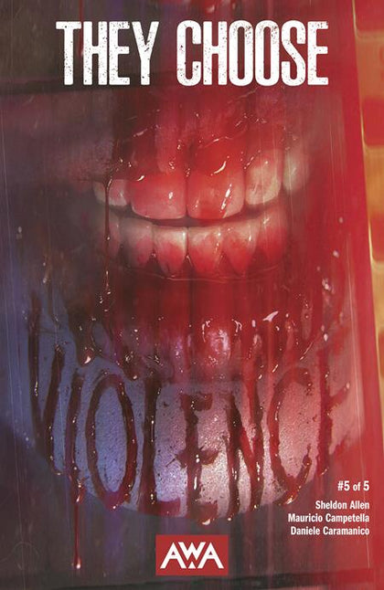 THEY CHOOSE VIOLENCE #5 (OF 5) CVR A RAHZZAH (PRE-ORDER: 10/15/2025)
