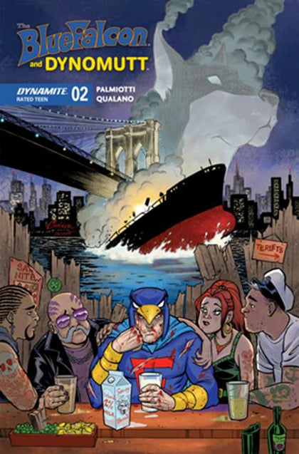 BLUE FALCON AND DYNOMUTT #2 CVR B AMANDA CONNER VAR (PRE-ORDER: 10/01/2025)