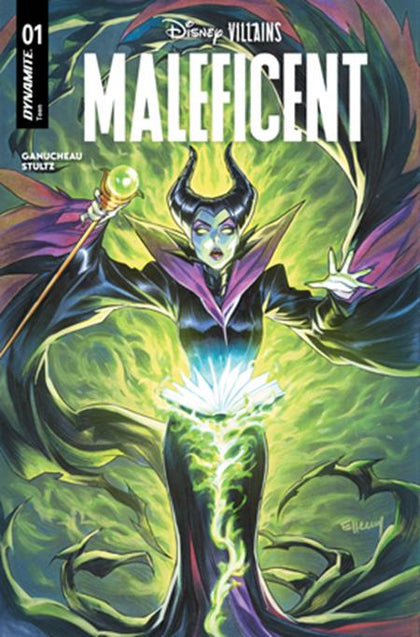 DISNEY VILLAINS MALEFICENT #1 CVR B ELLERY SANTOS VAR (PRE-ORDER: 10/15/2025)