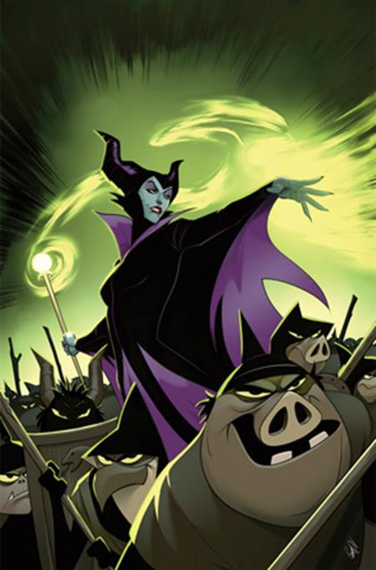 DISNEY VILLAINS MALEFICENT #1 CVR G ROBERT QUINN LTD VIRGIN VAR (PRE-ORDER: 10/22/2029)