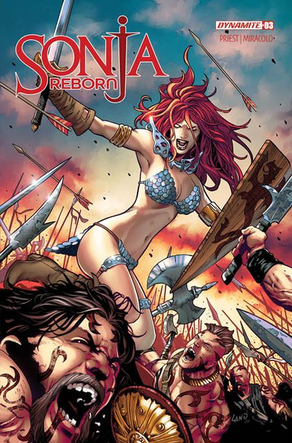 SONJA REBORN #3 CVR D GREG LAND VAR (PRE-ORDER: 10/01/2025)
