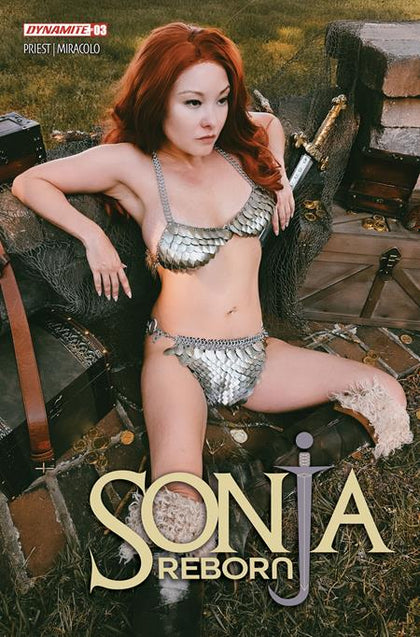SONJA REBORN #3 CVR E COSPLAY ANI-MIA VAR (PRE-ORDER: 10/01/2025)
