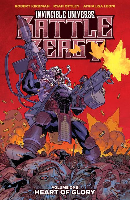 INVINCIBLE UNIVERSE BATTLE BEAST TP VOL 01 DIRECT MARKET EXCLUSIVE RYAN OTTLEY & ANNALISA LEONI CVR (PRE-ORDER: 11/12/2025)