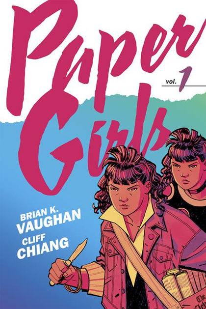 PAPER GIRLS BACKPACK EDITION TP VOL 01 CLIFF CHIANG CVR (PRE-ORDER: 10/29/2025)
