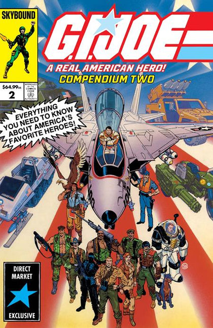 GI JOE A REAL AMERICAN HERO COMPENDIUM TP BOOK 02 DIRECT MARKET EXCLUSIVE MICHAEL GOLDEN CVR (PRE-ORDER: 10/01/2025)