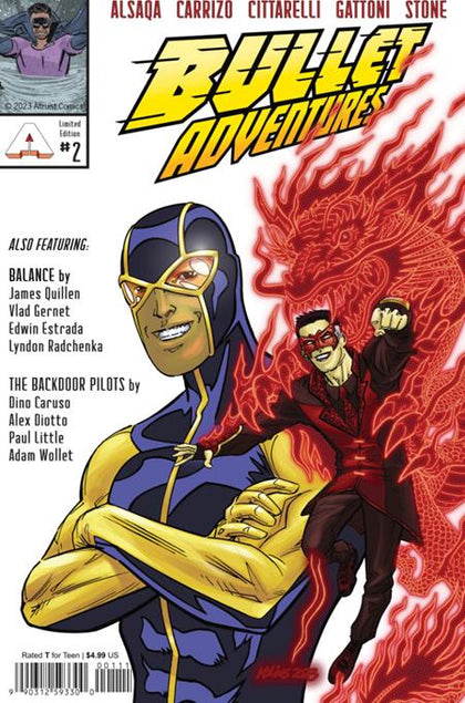 BULLET ADVENTURES #2 CVR B LARA KANE SILVER AGE VAR (PRE-ORDER: 10/08/2025)