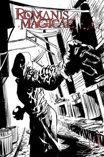 ROMANIS MAGICAE #3 (OF 4) CVR B PAUL PEART SMITH BLACK WHITE AND RED VAR (PRE-ORDER: 10/22/2025)
