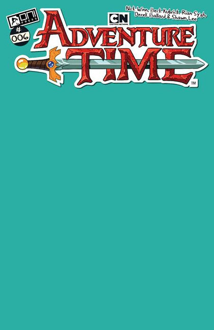 ADVENTURE TIME (2025) #6 CVR C BMO TEAL BLANK SKETCH VAR (PRE-ORDER: 10/01/2025)