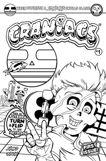 CRANIACS #1 (OF 4) CVR D JOE SIMKO COLOR YOUR OWN FLIP COVER VAR (PRE-ORDER: 10/15/2025)