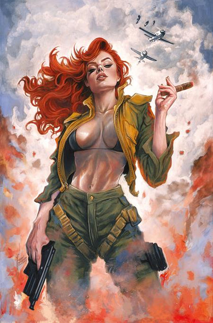 HEAT SEEKER EXPOSED A GUN HONEY SERIES #1 (OF 4) CVR N SDCC EXCLUSIVE TEHANI FARR VIRGIN VAR  Limited to 600 copies Allocations May Occur (PRE-ORDER: 10/01/2025)