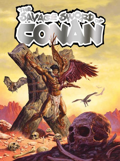 SAVAGE SWORD OF CONAN #8 CVR D SDCC EXCLUSIVE JOE JUSKO FOIL TRADE VAR  Limited to 700 copies Allocations May Occur. (PRE-ORDER: 10/01/2025)