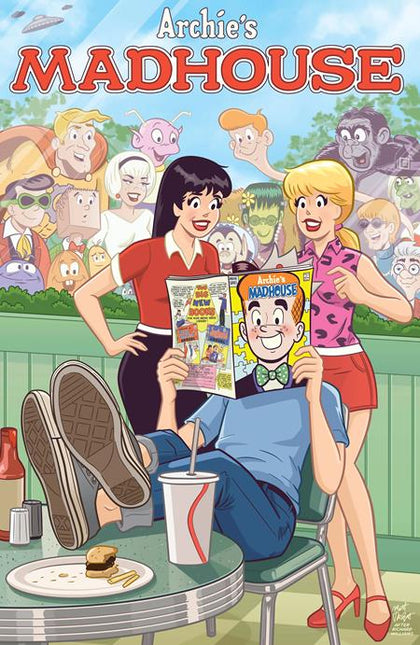ARCHIES MADHOUSE #1 FACSIMILE EDITION CVR E MATT TALBOT MAD MAGAZINE FOIL VAR (PRE-ORDER: 10/14/2026)