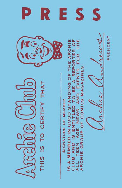 ARCHIES MADHOUSE #1 FACSIMILE EDITION CVR F BOB MONTANA ARCHIE FAN CLUB CARD FOIL VAR (PRE-ORDER: 10/14/2026)