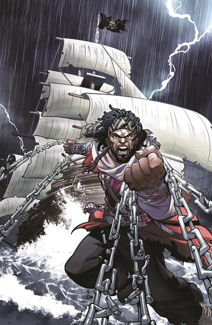SHAQUILLE ONEAL PRESENTS VENGEANCE UNCHAINED THE LEGEND OF BLACK CAESAR #1 (OF 5) CVR D RAY ANTHONY HEIGHT FOIL FULL ART VAR (PRE-ORDER: 10/07/2026)