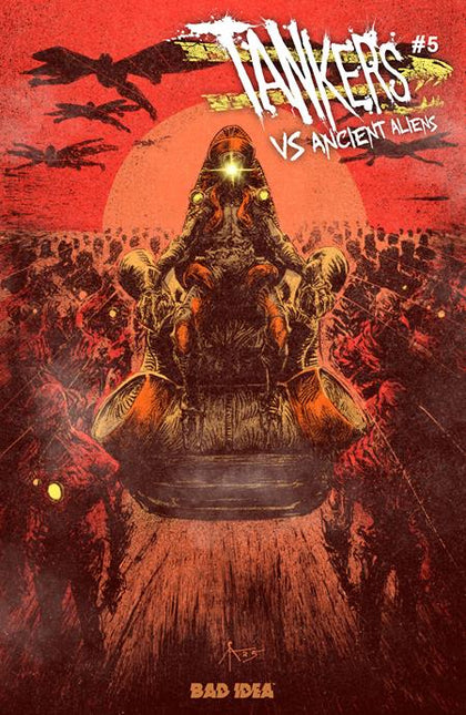 TANKERS VS ANCIENT ALIENS #5 (OF 5) CVR B CALEB ADY VAR (PRE-ORDER: 10/28/2026)