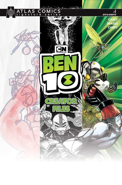 BEN 10 #1 CREATOR FILES (ONE SHOT) CVR C ROBERT CAREY ATLAS EDITION SIGNED BY JOE CASEY VAR (PRE-ORDER: 10/21/2026)