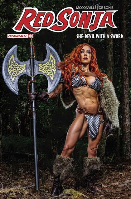 RED SONJA SHE DEVIL WITH A SWORD #6 CVR E COSPLAY VICTORIA RECCHIONE VAR (PRE-ORDER: 10/07/2026)