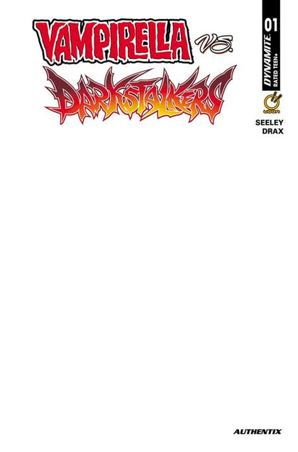 VAMPIRELLA VS DARKSTALKERS SPECIAL #1 (ONE SHOT) CVR F BLANK AUTHENTIX VAR (PRE-ORDER: 10/07/2026)