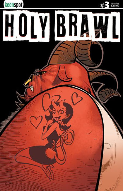 HOLY BRAWL #3 (OF 5) CVR B ATHILA FABBIO HOLOFOIL VAR (PRE-ORDER: 10/07/2026)