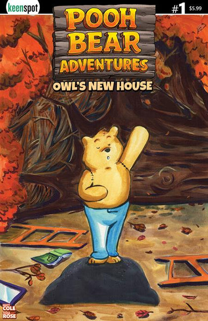 POOH BEAR ADVENTURES OWLS NEW HOUSE #1 (ONE SHOT) CVR B TESSA ROSE POOH RAISES PAW VAR (PRE-ORDER: 10/28/2026)