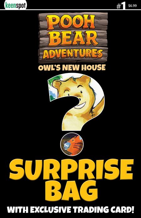 POOH BEAR ADVENTURES OWLS NEW HOUSE #1 (ONE SHOT) CVR D SURPRISE COVER BAGGED WITH TRADING CARD VAR (PRE-ORDER: 10/28/2026)