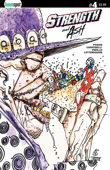 STRENGTH & ASH #4 CVR B STEFANO CARDOSELLI FRANCESCA PERILLO TACOS VAR (PRE-ORDER: 10/28/2026)