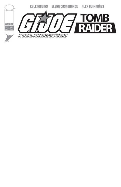 GI JOE A REAL AMERICAN HERO TOMB RAIDER #1 (OF 5) CVR G BLANK SKETCH VAR (PRE-ORDER: 10/07/2026)