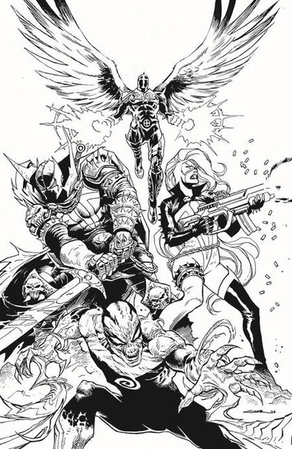 SPAWN SCORCHED #56 CVR B YILDIRAY CINAR B&W VIRGIN VAR (PRE-ORDER: 10/21/2026)