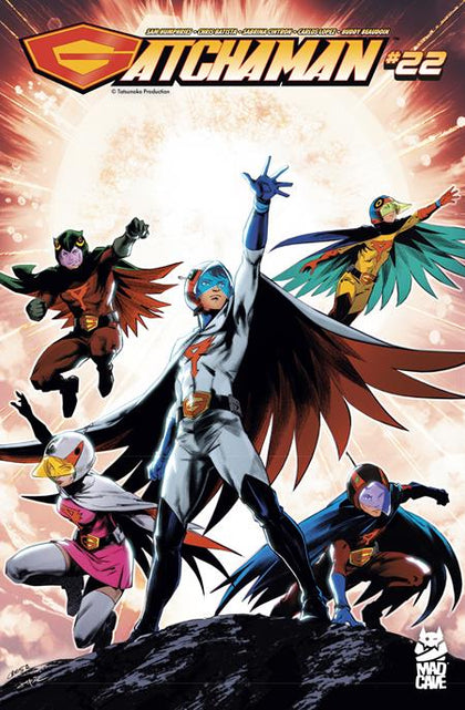 GATCHAMAN #22 CVR B MARIKA CRESTA CARLOS LOPEZ VAR (PRE-ORDER: 10/28/2026)