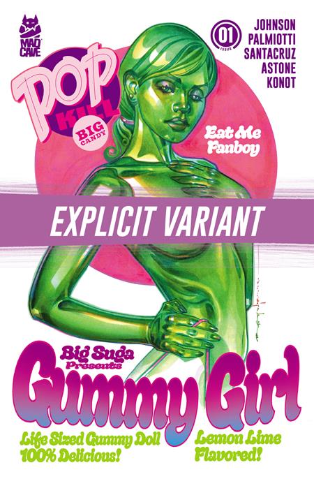 Pop Kill Big Candy #1 (of 4) CVR G Brian Stelfreeze Black Bag Cardstock VAR