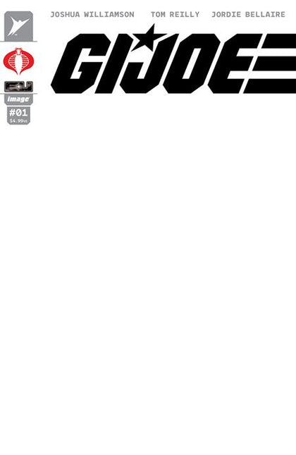 GI Joe #1 CVR O Blank Sketch Cobra VAR (PRE-ORDER: 11/13/2024)