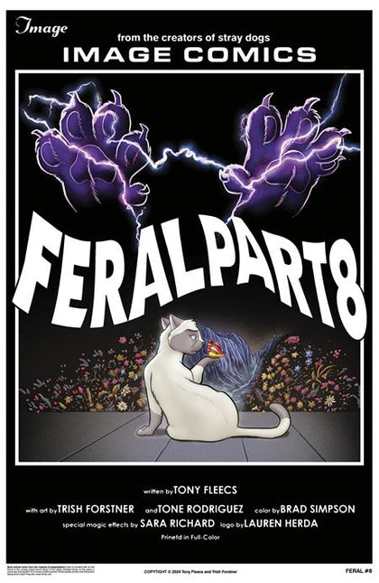 Feral #8 CVR B Tony Fleecs & Trish Forstner Homage VAR (PRE-ORDER: 11/27/2024)