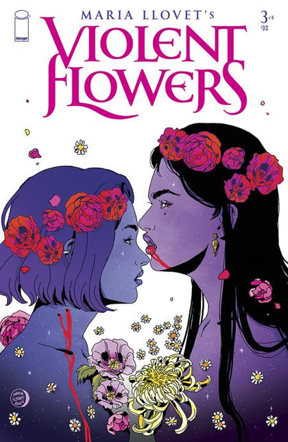 Violent Flowers #3 (of 4) CVR B Maria Llovet Flower Crown VAR (PRE-ORDER: 11/27/2024)