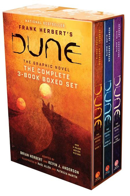 DUNE THE GRAPHIC NOVEL THE COMPLETE 3 BOOK BOXED SET HC DUNE MUAD'DIB AND THE PROPHET (PRE-ORDER: 11/19/2025)