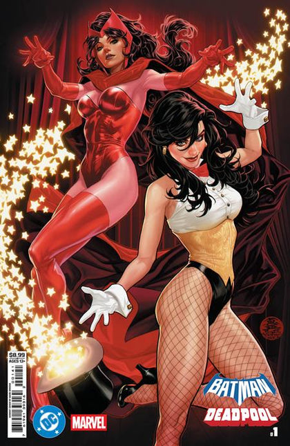 DC MARVEL BATMAN DEADPOOL #1 (ONE SHOT) CVR D MARK BROOKS ZATANNA SCARLET WITCH CARD STOCK VAR (PRE-ORDER: 11/19/2025)