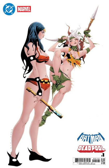 DC MARVEL BATMAN DEADPOOL #1 (ONE SHOT) CVR J JAE LEE BIG BARDA SAVAGE LAND ROGUE CARD STOCK VAR (PRE-ORDER: 11/19/2025)