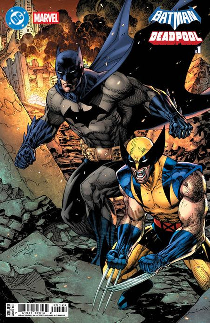 DC MARVEL BATMAN DEADPOOL #1 (ONE SHOT) CVR K JIM LEE BATMAN WOLVERINE CARD STOCK VAR (PRE-ORDER: 11/19/2025)