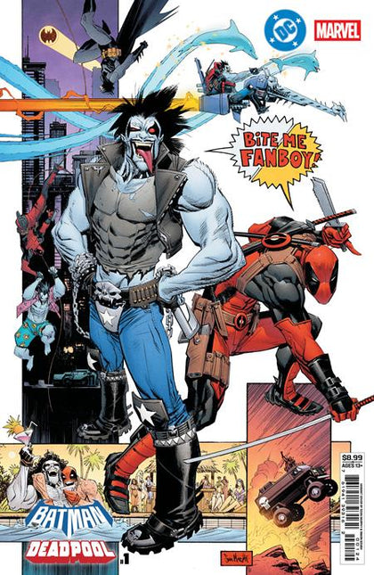DC MARVEL BATMAN DEADPOOL #1 (ONE SHOT) CVR M SEAN GORDON MURPHY LOBO DEADPOOL CARD STOCK VAR (PRE-ORDER: 11/19/2025)