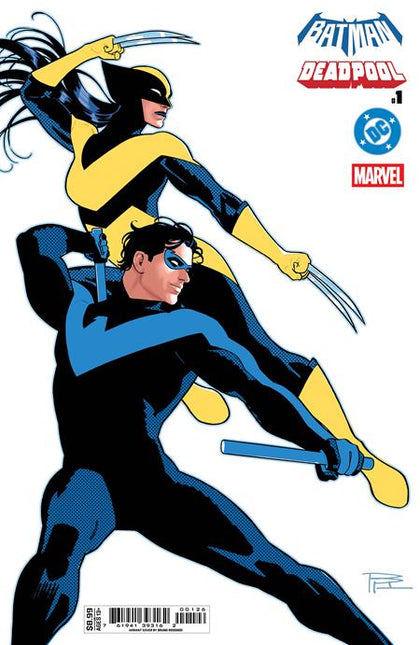 DC MARVEL BATMAN DEADPOOL #1 (ONE SHOT) CVR O BRUNO REDONDO NIGHTWING X-23 CARD STOCK VAR (PRE-ORDER: 11/19/2025)