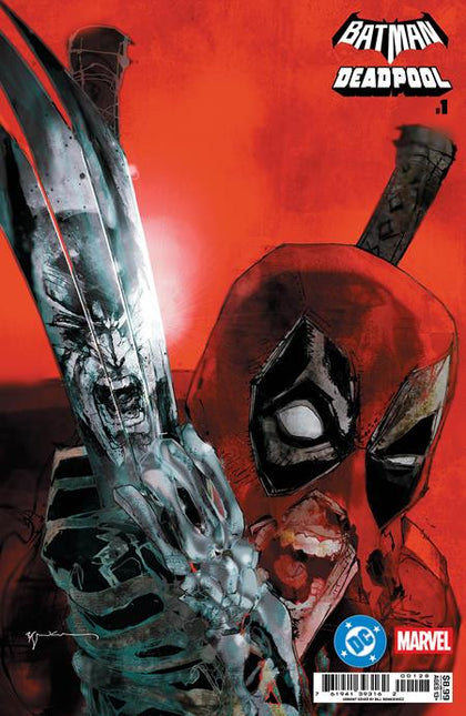 DC MARVEL BATMAN DEADPOOL #1 (ONE SHOT) CVR Q BILL SIENKIEWICZ INCREDIBLE HULK 340 HOMAGE CARD STOCK VAR (PRE-ORDER: 11/19/2025)