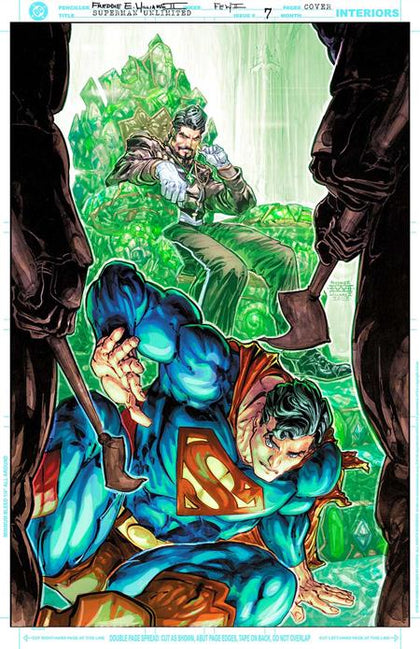 SUPERMAN UNLIMITED #7 CVR D FREDDIE E WILLIAMS II CARD STOCK VAR (PRE-ORDER: 11/19/2025)