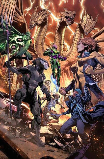 JUSTICE LEAGUE VS GODZILLA VS KONG 2 #5 (OF 7) CVR C LUCAS MEYER CARD STOCK VAR (PRE-ORDER: 11/26/2025)